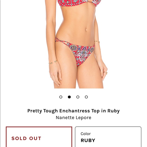 NANETTE LEPORE RUBY PATTERNED BIKINI - Picture 1 of 5